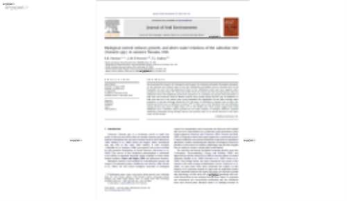 Biological control reduces growth, and alters water relations of the saltcedar tree (Tamarix spp.) in western Nevada, USA